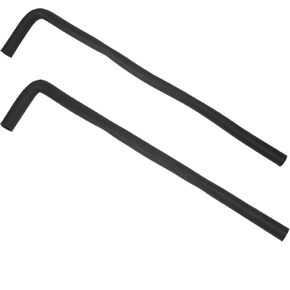 Heater Pipe Ducting, Heater Duct, 2pcs Swap Heater Hose 90 Degree Molded Heater Hose Kit Fit For Ls Series Engine 5/8in 3/4in Id