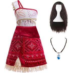 Girls Costume Halloween Party Outfits Princess Dress up Sleeveless Christmas Cosplay Costume with Accessories