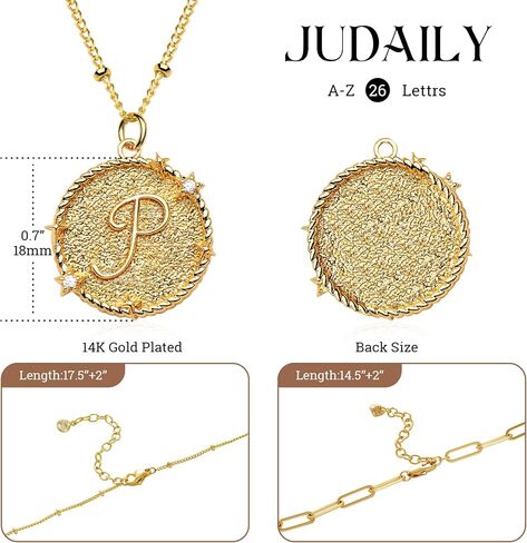 Initial Lock Necklace For Women 14K Gold Plated Dainty Paperclip Padlock Pendant Necklaces Personalized Letter A-Z Jewelry in Saudi Arabia