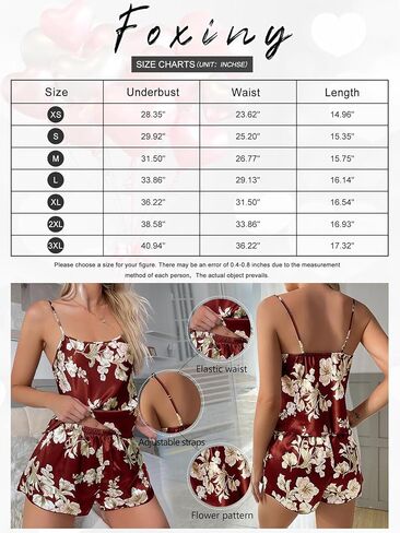 مثير الأزهار الحرير شورت بروتيل منامة الملابس الداخلية صالة مجموعة 2 قطعة in Kuwait