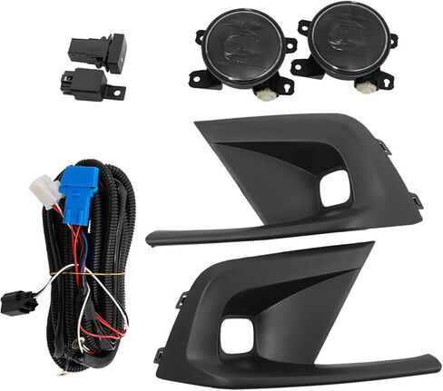 WFLNHB Left and Right Sides Fog Lights Assembly Replacement for Honda Civic 2022 2023 Fog Lights Driving Lamps FL-HC2022-4D in Saudi Arabia