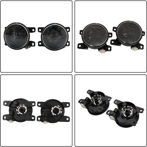 WFLNHB Left and Right Sides Fog Lights Assembly Replacement for Honda Civic 2022 2023 Fog Lights Driving Lamps FL-HC2022-4D in Saudi Arabia