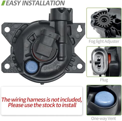 مجموعة مصابيح الضباب الأمامية متوافقة مع 2016-2021 Honda Civic، 2018-2021 Fit، 2019-2022 HR-V، بما في ذلك لمبة HO2592143 | 33950-TBA-A01 | HO2593143 | 33900-TBA-A01 in Kuwait