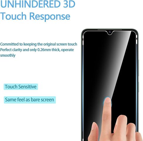 [عبوتان من أجل لا شيء CMF Phone 1 واقي شاشة + [عبوتان] واقي زجاجي مقوى لعدسة الكاميرا. صلابة 9H. دعم فتح بصمة الإصبع، خالية من الفقاعات. سهلة التركيب in Kuwait