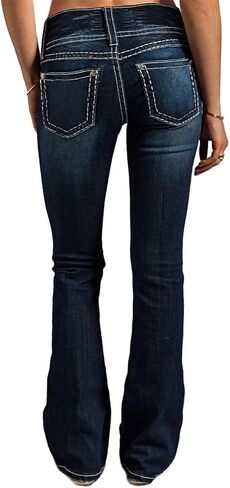 Flamingals Ripped Jeans for Women 90s Vintage Sexy Tummy Control High Waisted Bell Bottom Jeans in Saudi Arabia