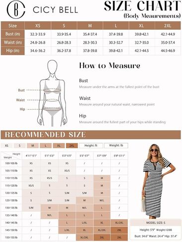 Cicy Bell Womens Striped Sweater Dress Hollow Out Short Sleeve Rickrack Color Block Button Crochet Knit Midi Dresses in Saudi Arabia