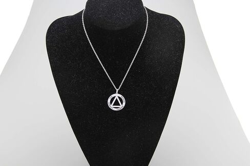 BNQL Serenity Prayer AA Recovery Necklace Serenity Courage Wisdom Sobriety Gift Necklace in Kuwait