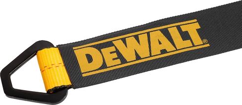 DEWALT DXBC80004 أسود/أصفر 2 بوصة × 24 بوصة حزام ربط للمحور الممتاز (قوة كسر 10000 رطل) - شديد التحمل للشاحنة والمقطورة وATV وUTV ورافعات الدعم in Saudi Arabia