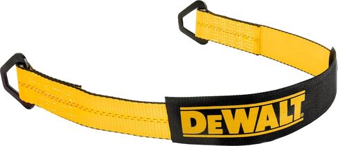 DEWALT DXBC80004 أسود/أصفر 2 بوصة × 24 بوصة حزام ربط للمحور الممتاز (قوة كسر 10000 رطل) - شديد التحمل للشاحنة والمقطورة وATV وUTV ورافعات الدعم in Saudi Arabia