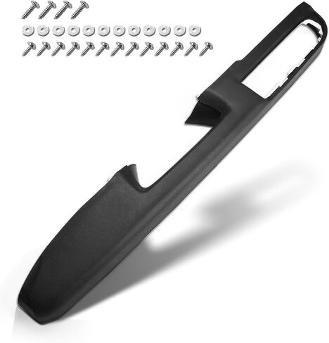 80994 Front Driver & Passenger Side Armrest Repair Fit for Chevrolet Chevy Silverado Suburban Tahoe Avalanche For GMC Sierra Yukon 2010-2014 with Door Release Handle Above Armrest GM # 84127280, Black in Kuwait