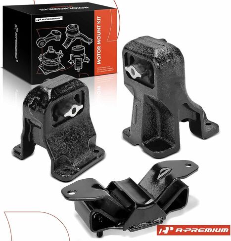 A-Premium 3PCS Engine Motor Mount and Transmission Mount Set Compatible with Dodge Ram 1500 2003 2004 2005, 5.7L, RWD, Automatic or Manual Transmission, Replace# 52013509AA, 52110036AC in Saudi Arabia