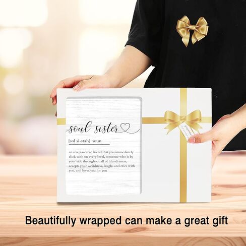 Soul Sister Picture Frames - Soul Sister 4x6 Picture Frame, Soul Sister Gifts, Bestie Gifts, Friendship Gifts for Women, Soul Sister Gifts for Women in Kuwait