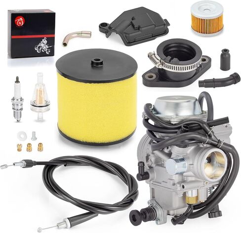 Carburetor & Air Filter Intake Manifold for Honda Foreman 450 TRX450 ES S FE FM 1998-2004 Rancher 350 TRX350 FE FM TE TM 2000-2006 in Saudi Arabia