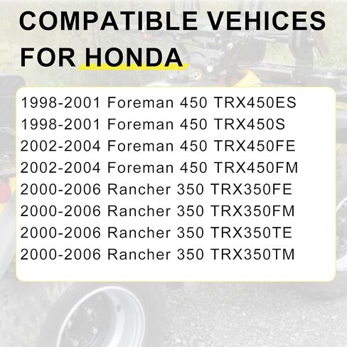 Carburetor & Air Filter Intake Manifold for Honda Foreman 450 TRX450 ES S FE FM 1998-2004 Rancher 350 TRX350 FE FM TE TM 2000-2006 in Saudi Arabia