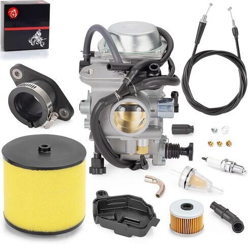Carburetor & Air Filter Intake Manifold for Honda Foreman 450 TRX450 ES S FE FM 1998-2004 Rancher 350 TRX350 FE FM TE TM 2000-2006 in Saudi Arabia