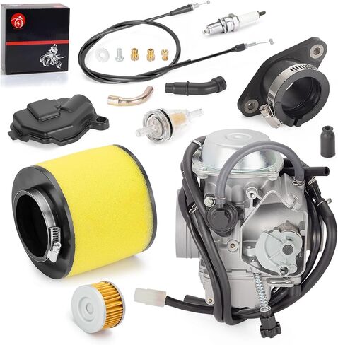 Carburetor & Air Filter Intake Manifold for Honda Foreman 450 TRX450 ES S FE FM 1998-2004 Rancher 350 TRX350 FE FM TE TM 2000-2006 in Saudi Arabia