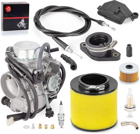 Carburetor & Air Filter Intake Manifold for Honda Foreman 450 TRX450 ES S FE FM 1998-2004 Rancher 350 TRX350 FE FM TE TM 2000-2006 in Saudi Arabia