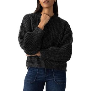 Sanctuary Women's Fuzzy Volume Sleeve Sweater