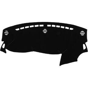 Dashboard Cover Compatible for Dodge Dart 2013-2016, Nonslip Polyester Black Dash Cover Mat Dash Board Protector Cover