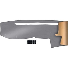 Upgrade Dacron Dashboard Cover Fit for 2003 2004 2005 2006 2007 2008 2009 Toyo-ta 4Runner Effective Anti Glare, Reduce Reflection, Sun Protection, Dust Proof, UV-Proof -Grey