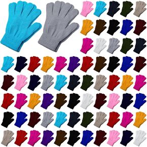 Suhine 150 Pair Magic Winter Gloves Bulk Winter Knitted Gloves Stretchy Warm Gloves for Unisex Men Women Running in Saudi Arabia
