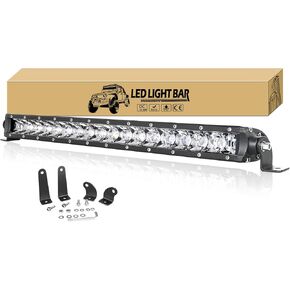 Willpower 31 Inch 150W Single Row Led Light Bar Spot Beam Slim Led Offroad Driving Lights Fog Work Lamps for Truck Boat Tractor ATV SUV 4WD 4x4 Car Golf Cart