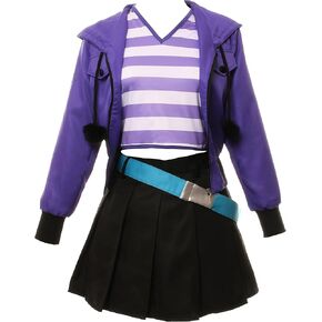 Anime Cosplay Purple Outfit Halloween Costume