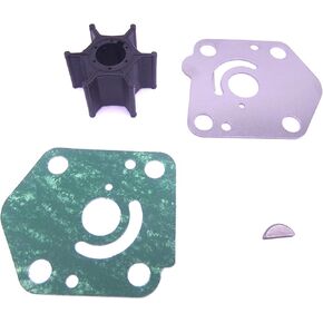 Boat Motor 5033106 766485 05033106 0766485 Water Pump Impeller Repair Kit Without Housing for Evinrude Johnson OMC 10HP 15HP DT9.9 DF9.9 DF15 Outboard Engine, for Sierra Marine 18-3256