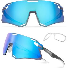 ROCKBROS Cycling Glasses Sports Sunglasses with Anti Blue Lenses Men Cycling Glasses MTB Biking Sunglasses