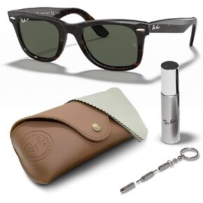 Ray-Ban RB2140 Original Wayfarer Classic Polarized Square Shape Sunglasses for Men and Women-Timeless Classic Sun Glasses with Modern Elegance-Premium UV Protection-Designer Men's & Women's Sunglasses