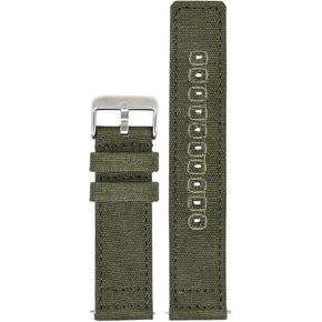 ULLCHRO Canvas Watch Band Straps - Quick Release - Replacement Bands for Men Women - Wristbands Bracelet for Watch - Choice of 18mm 19mm 20mm 22mm 24mm