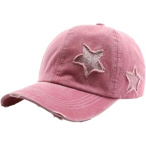 Baseball Hats for Women Ponytail Adjustable Sun Shade Sports Caps