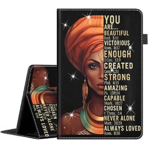 Case for All-New Fire HD 10 Tablet (11th Generation 2021 Release) & Fire HD 10 Plus， Auto Sleep/Wake Multi-Angle Viewing Slim Folio Stand Cover, Anime Sugar Skull Girl
