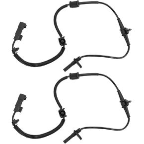 TRQ Front ABS Wheel Speed Sensor Set Compatible with 2014-2016 Buick LaCrosse 2014-2017 Regal 2014-2020 Chevrolet Impala 2013-2015 Malibu 2016 Malibu Limited