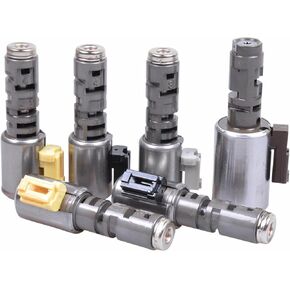 6PCS 09G Automatic Transmission Solenoid kit GA6F21WA Fit for Mini Cooper R53 R55 R56 R57 R58 R59 R60 R61 F55 F56, aftermarket part Replace,TF-60SN, 09K, 09M, 24-34-7-603-648, 24347603648