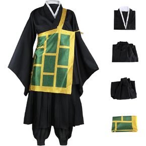 Cos-Animefly Geto Suguru Cosplay Costume Geto Suguru Robe Dress Kimono Stage Outfits Suit Full Set Halloween Party