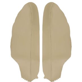X AUTOHAUX Pair Beige Microfiber Leather Door Panel Armrest Cover Replacement for Honda Accord 2008-2012