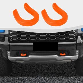 واقيات أغطية مطاطية للمصد الأمامي مناسبة لـ 2007-2024 Chevy Silverado 1500/لـ 2007-2018 GMC Sierra 1500 /لـ 2009-2019 Sierra 1500 Limited (أصفر)