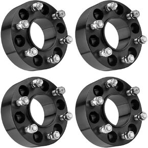 Forged 6x135mm 2 inch Wheel Spacers, 2 inch Wheel Spacer with Hub Centric,87mm Hub Bore M14x2 Thread Pitch Spacers Fits for Expedition, F-15-0,Navigator,4pcs