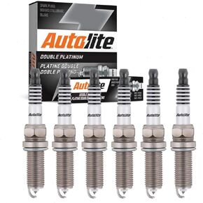 6 pc Autolite Double Platinum Spark Plugs compatible with Infiniti G37 3.7L V6 2008-2013