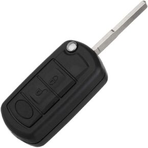 OCPTY 1 X Flip Key Entry Remote Control Key Fob Transmitter Replacement for 2005-2009 for Land Rover LR3 for Land Rover Range Rover Sport 3 Buttons 433Mhz