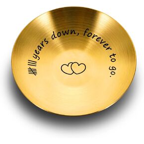 هدايا الزفاف البرونزية لمدة 8 سنوات، هدايا الزوجين للذكرى الثامنة للرجال والنساء، هدايا الذكرى السنوية الثامنة له، علبة مجوهرات حامل خاتم برونزي للذكرى الثامنة، هدية عيد الحب لعيد الميلاد in Kuwait