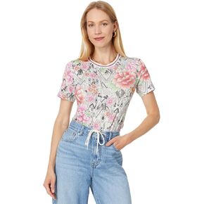 Johnny Was Women's The Janie Favorite Short Sleeve Crew Neck Swing Tee