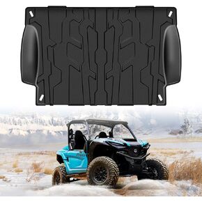 TPE Bed Mat Liner Compatible with 2021-2024 Yamaha Wolverine RMAX2 1000 Accessories Rubber Rear Cargo Bed Mat All Weather Protector Slush Liner 1PCS