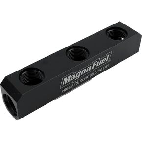 MagnaFuel MP-7600-03-BLK Triple Fuel Log with 10AN ports - Black