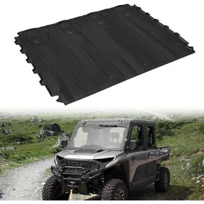 HAKA TOUGH TPE Cargo Bed Mat for Polaris Ranger XD 1500 Accessories 2024, TPE Rear Cargo Bed Mat Liner for Polaris Ranger Crew/XD 1500 2024+, Rubber Bed Mat Liner Slush Liner, Replace #2889106
