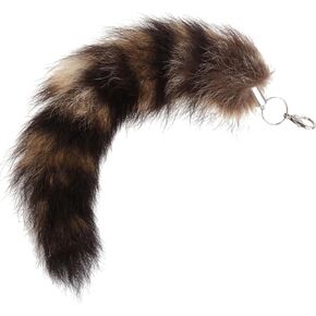 for Key Ring Raccoon Coat Tails Chain Keychain Keyring Gift New