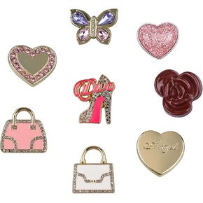 Bling Shoe Charms Butterfly Heart Jewels Shoes Decoration Accessories for Women Girls Favor Birthday Party Gifts