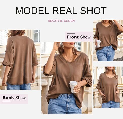 Dokotoo Womens Summer Tops Casual Crewneck Short Sleeve T Shirts for Women Solid Oversized Blouses Tops in Kuwait