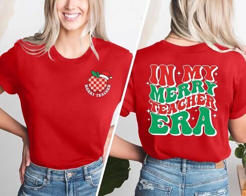 VVNTY Teacher Shirts Women: in My Teacher Era Shirt Preschool Teacher Life T Shirt Teachers Gift Tops in Saudi Arabia